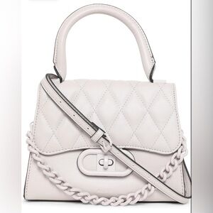 Aldo tranquil purse light lavender almost grey color